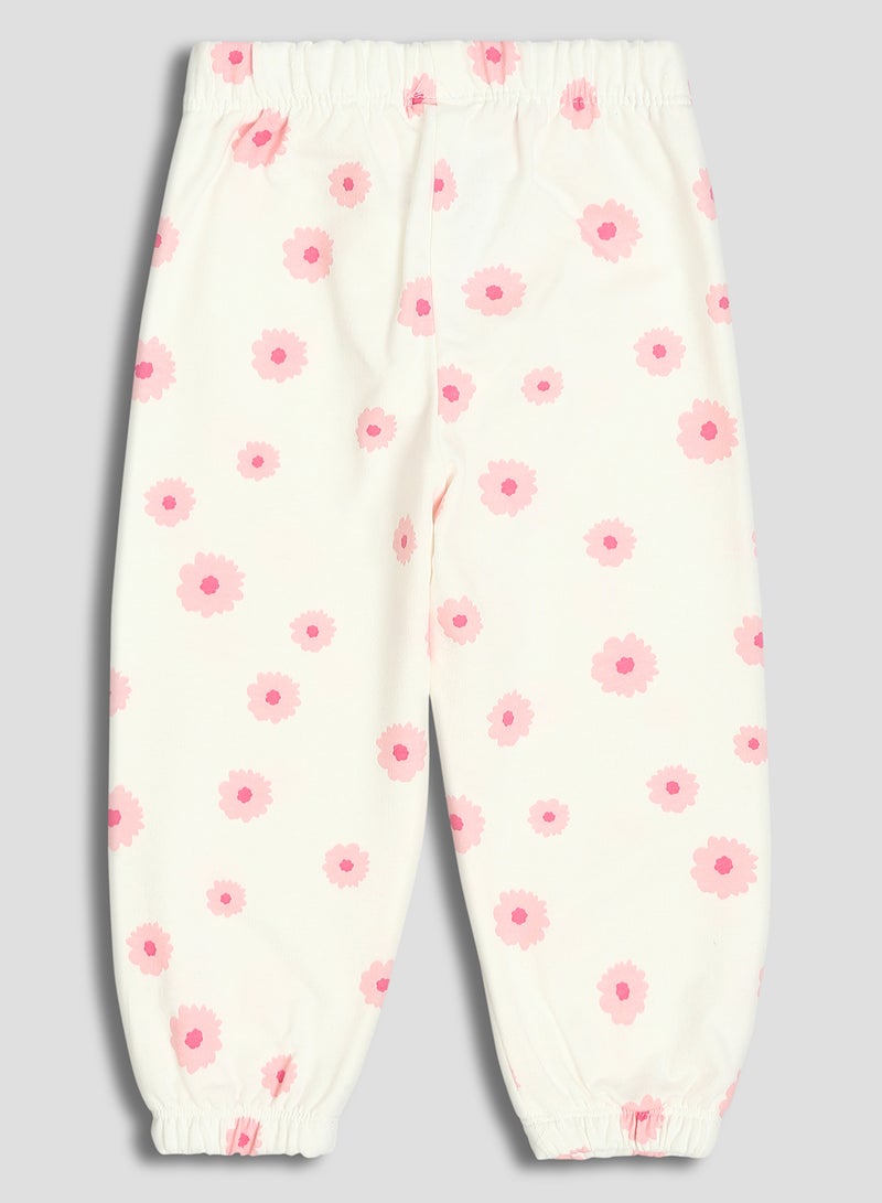 ال سي وايكيكي بنطلون بيجاما بناتي بوسط مطاطي - Image 2